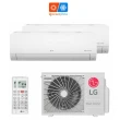 Ar-Condicionado LG Multi Bi Split Inverter 18000 BTUs 1X9000+1X12000 Quente e Frio 220V