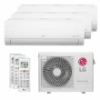 Ar Condicionado Multi Split Tri Split LG Inverter 21000 BTUs 2x7000+1x9000 Quente e Frio Branco 220V A3UW21GFAC.AWGZBR1